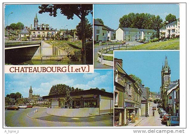 DD CP 35 Chateaubourg Multivue Résidence Des Peupliers Rue Maréchal Leclerc Centre Commercial Bel Air - Other & Unclassified