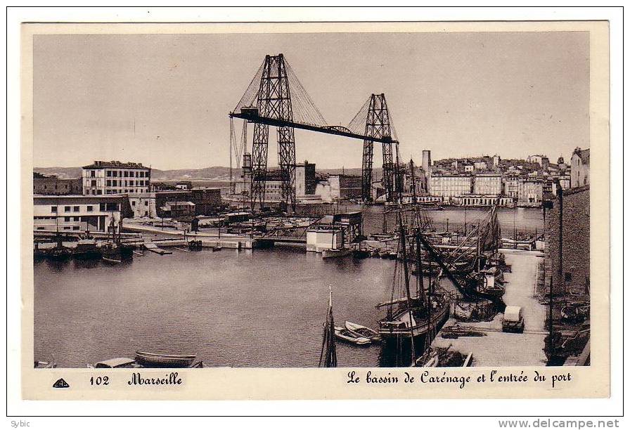 MARSEILLE - Le Bassin Du Carénage Et L'entrée Du Port - Joliette