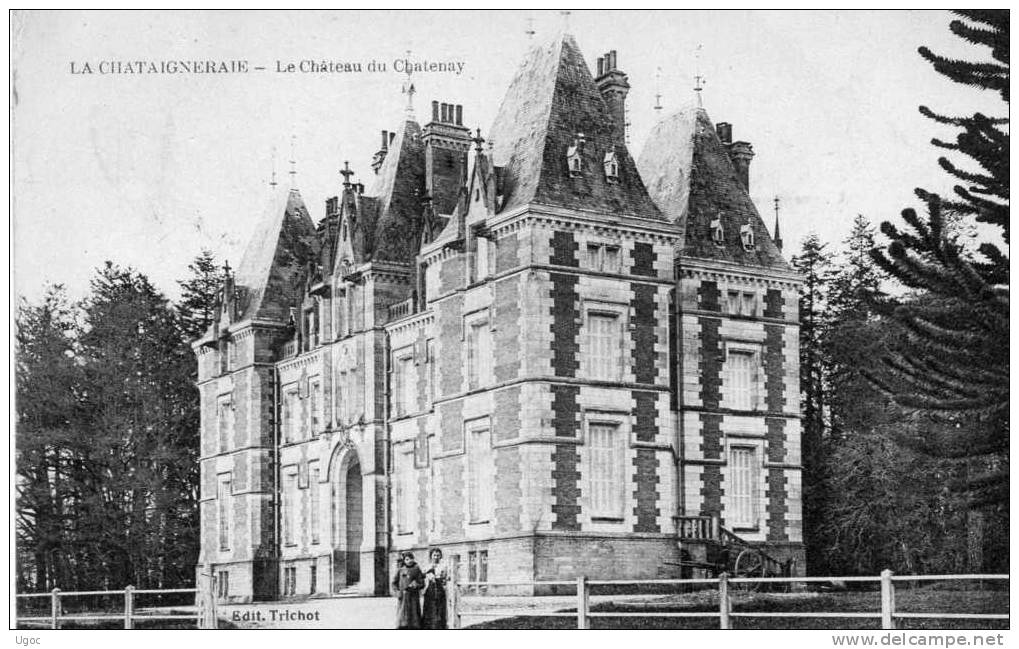 CPA - 85 - LA CHATAIGNERAIE- Le Château Du Chatenay - 615 - La Chataigneraie