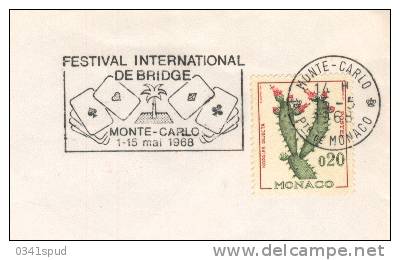 1968 Monaco Monte-Carlo   Bridge  Sur Lettre - Zonder Classificatie