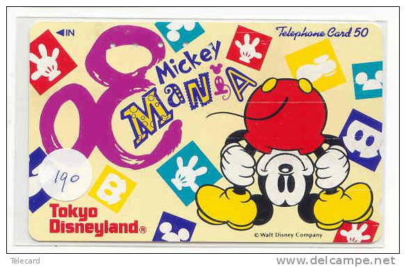 Télécarte DISNEY Japon (190) Phonecard Japan * Telefonkarte Japan - Disney