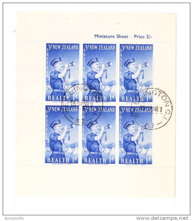 New Zealand 1958 Boys Brigade M/S Used - Used Stamps