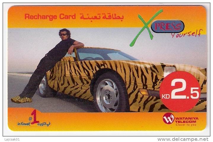 Car  Kuwait Recharge Card - Koweït