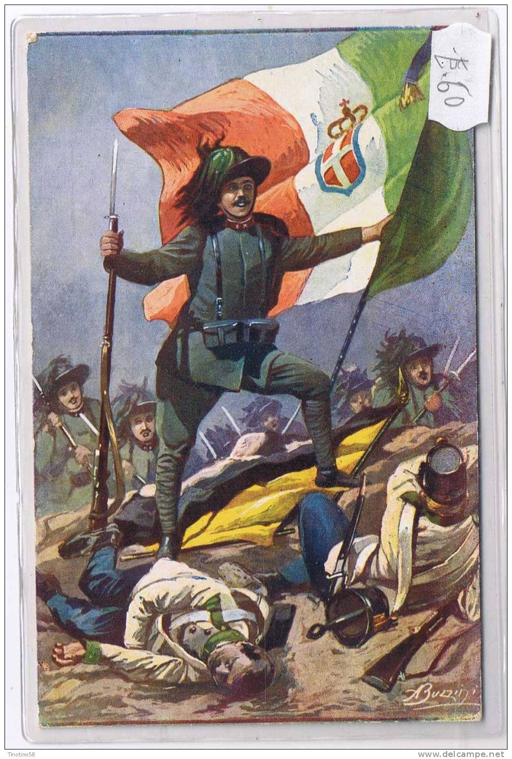 Bersaglieri  Sulle  Balze - Guerre 1914-18