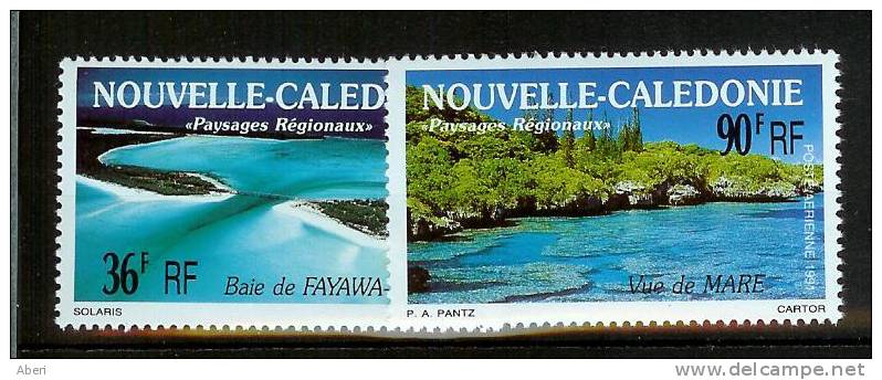 Nouvelle Calédonie PA 276; 277**    PAYSAGES - Unused Stamps