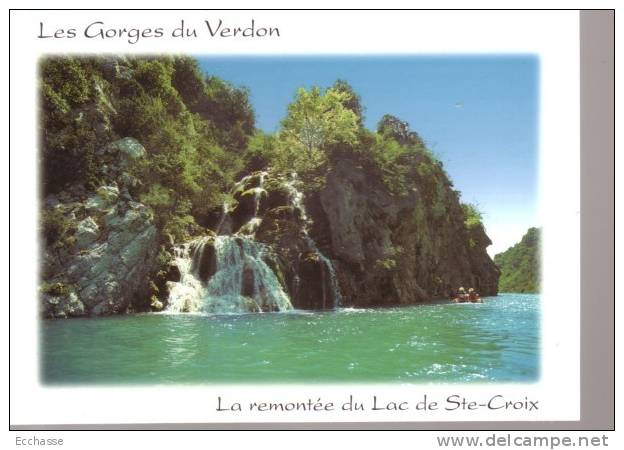 Les Gorges Du Verdon La Remontée Du Lac De Ste Croix - Sonstige & Ohne Zuordnung