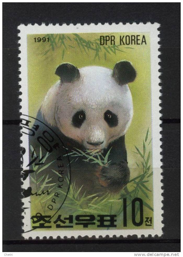 Panda - Corée Du Nord. 4 Timbres. - Used Stamps