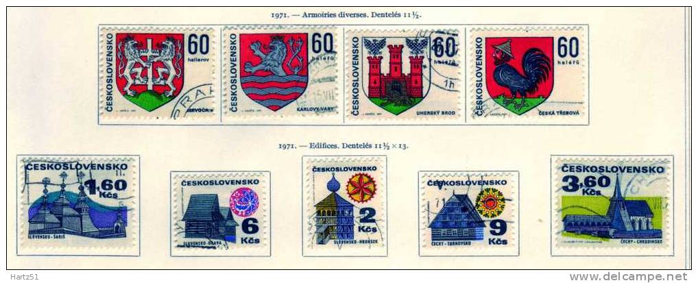 Tchécoslovaquie, CSSR : N° 1831/1839 (o) - Gebraucht