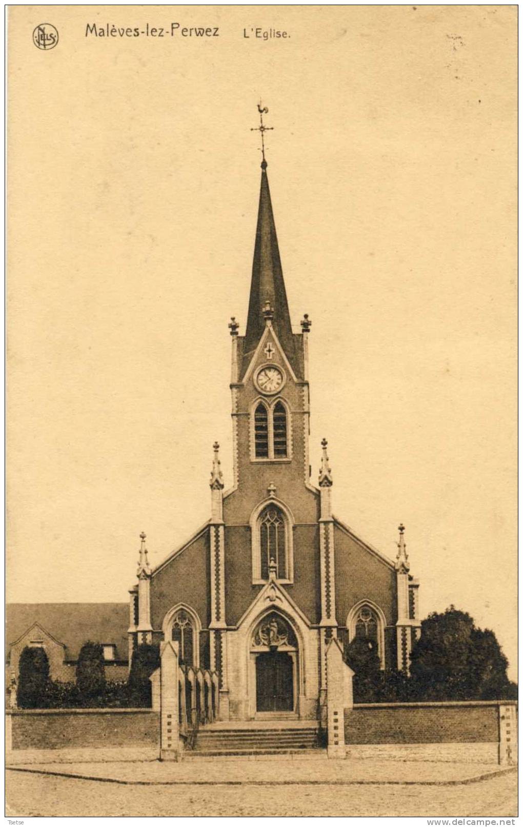 Malèves-lez-Perwez - L'Eglise -1932 - Perwez