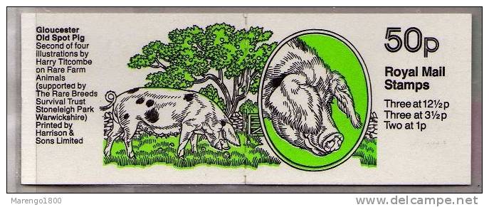 GB Booklet Old Spot Pig 1983 (L) - Postzegelboekjes