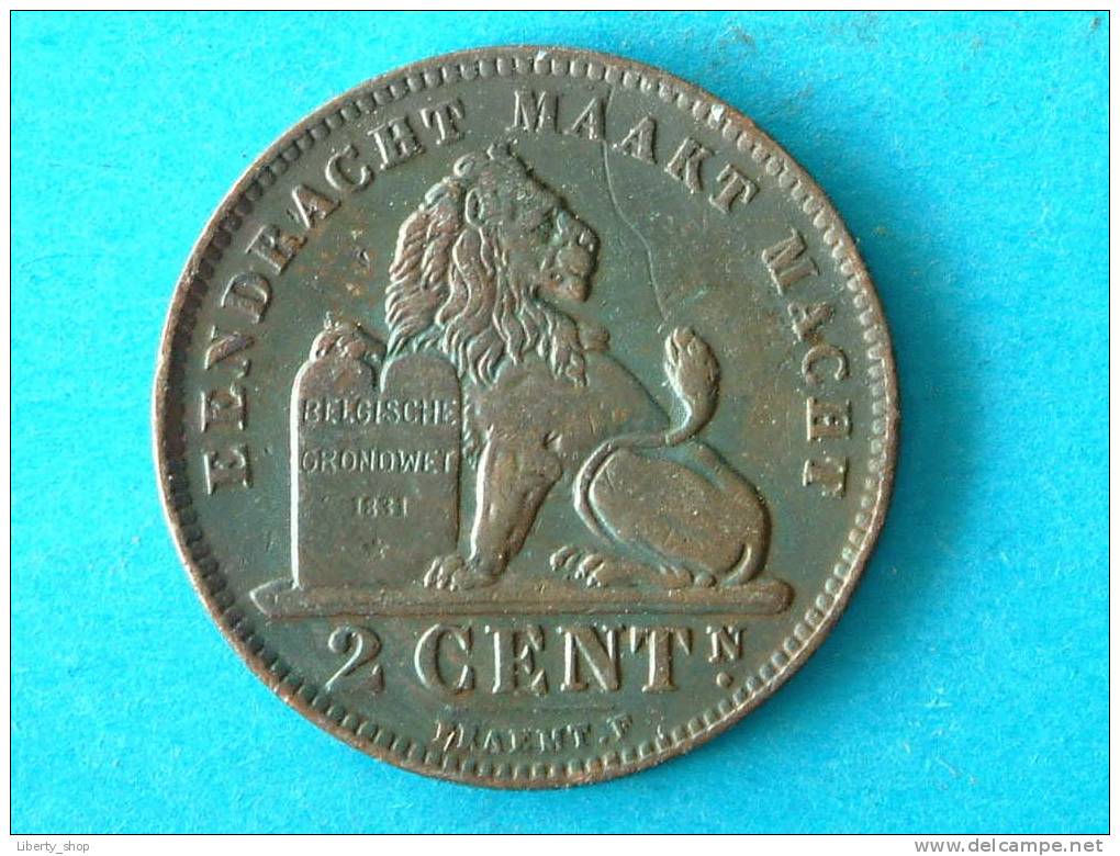 2 CENT VL - 1912 (313) ! - 2 Centimes