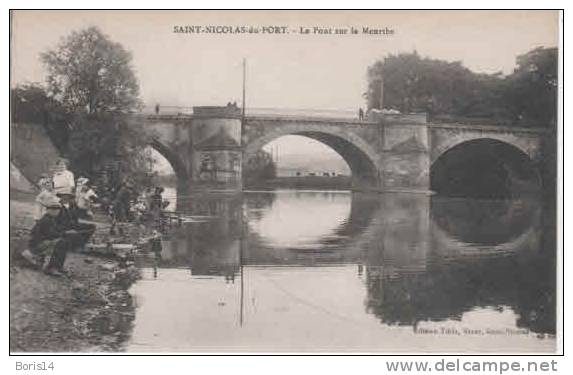 54-2267  -  SAINT NICOLAS-du-PORT -    Le Pont Et Les Pêcheurs - Saint Nicolas De Port