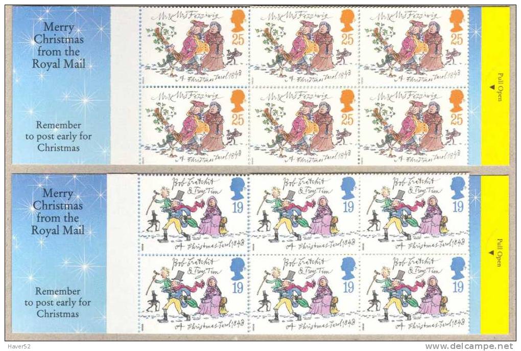 Set Christmas 1993 Booklets- Harrison Print - Carnets