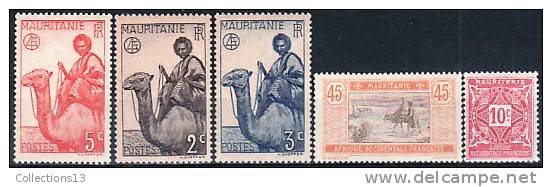 MAURITANIE - 5 Timbres** Et * - Neufs