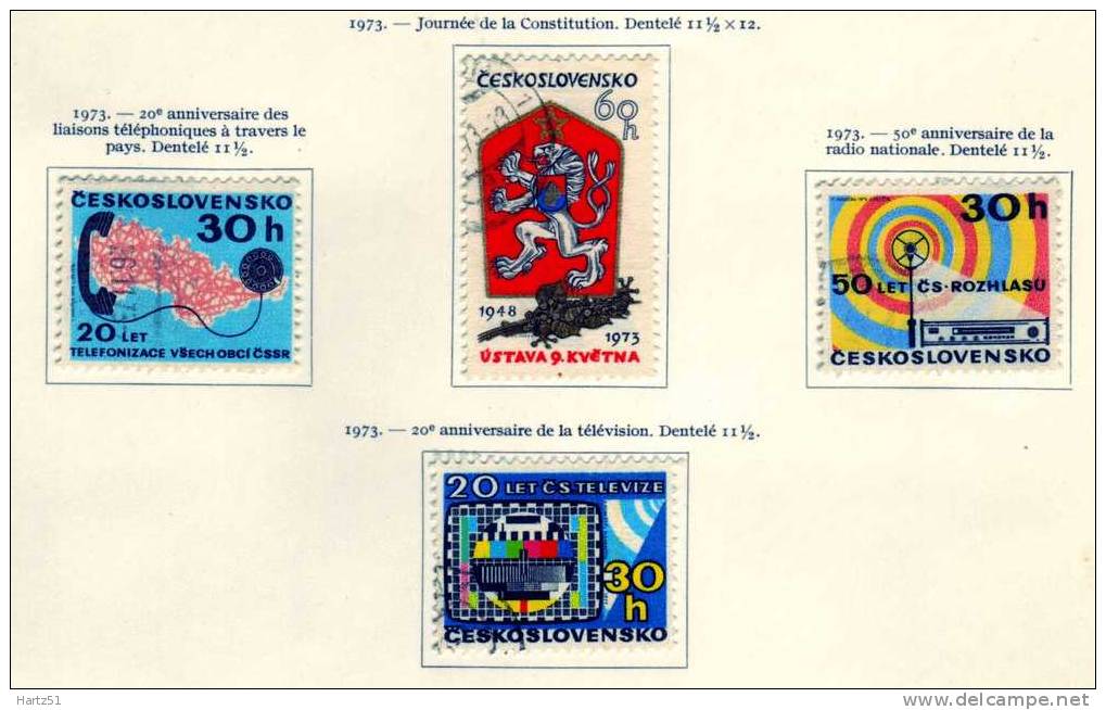 Tchécoslovaquie, CSSR : N° 1985/1988 (o) - Oblitérés