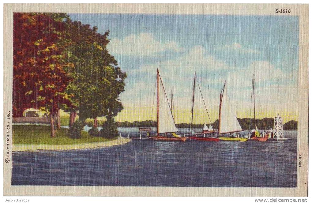 Z1038 United States Chicago Sailboat Scenes Uncirculated - Chicago