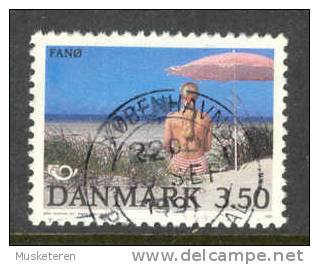 Denmark 1991 Mi. 1003  3.50 Kr NORDEN Tourismus Badestrand Auf Der Insel Fanø - Usado