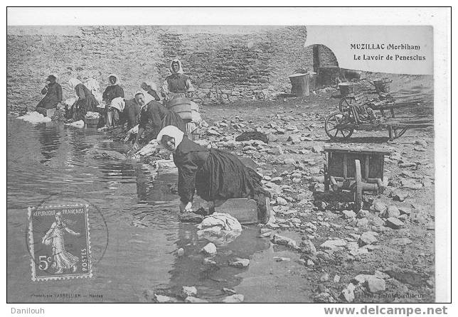 56 /// MUZILLAC / Le LAVOIR De Penesclus / ANIMEE BEAU PLAN / + Laveuses - Muzillac