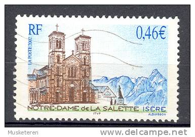 France 2002 Mi. 3643  0.46 € Basilika Notre-Dame De La Salette - Oblitérés