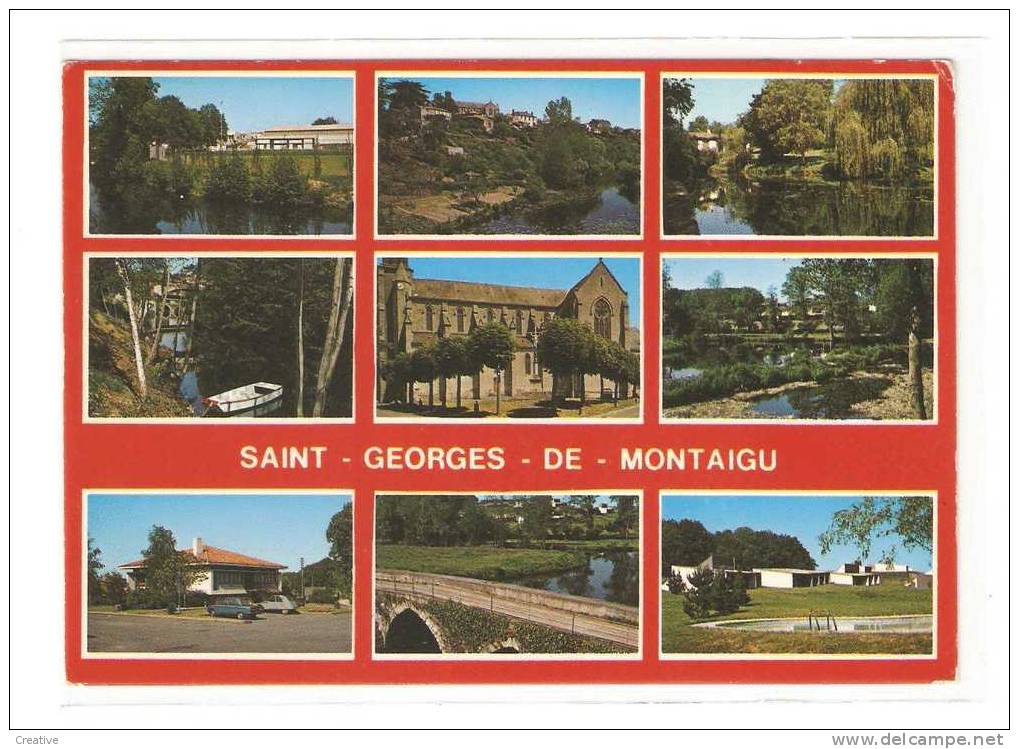 France.SAINT-GEORGES-DE-MONTAIGU 1978(2scans) - Montaigu