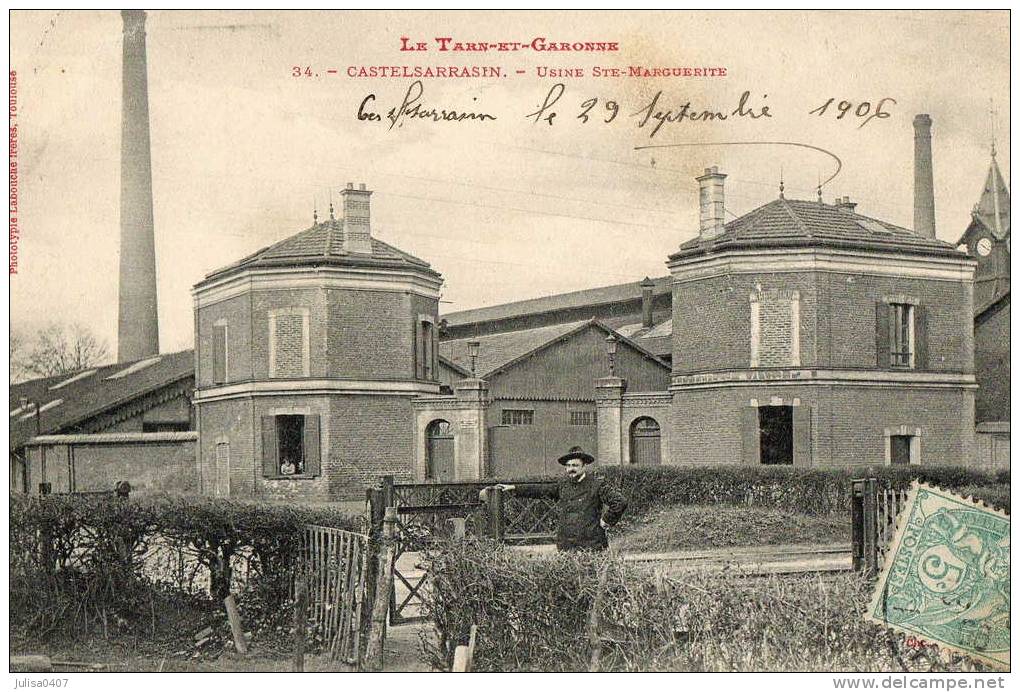 CASTELSARRASIN (82) Vue De L'usine Sainte Marguerite - Castelsarrasin