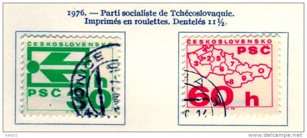 Tchécoslovaquie, CSSR : N° 2176/2177 (o) - Used Stamps