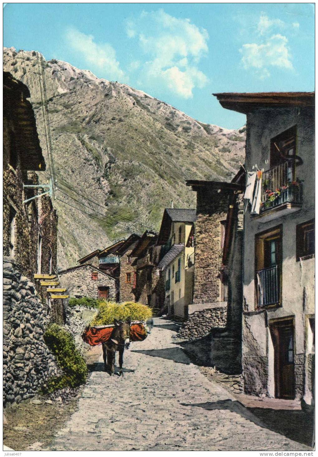 CANILLO (Andorre) Cpsm Vieille Rue Du Village - Andorre