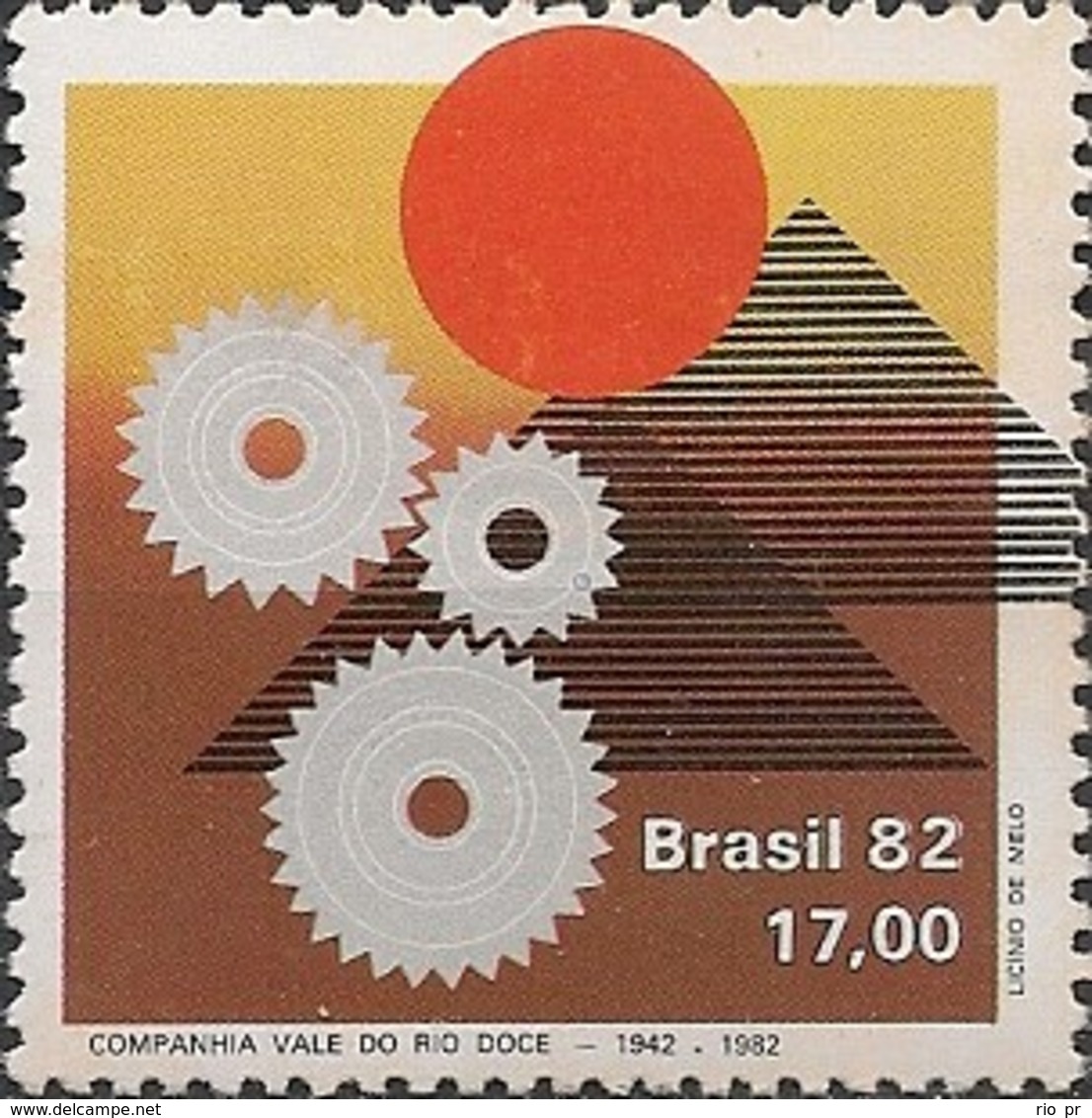 BRAZIL - VALE DO RIO DOCE MINING COMPANY, 40th ANNIVERSARY 1982 - MNH - Unused Stamps