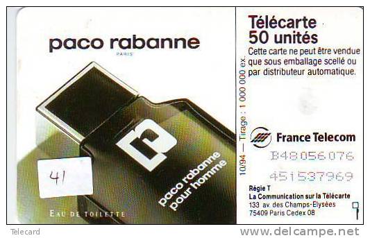 Télécarte PARFUM Perfume PARFÜM (41) Paco Rabanne - Perfume