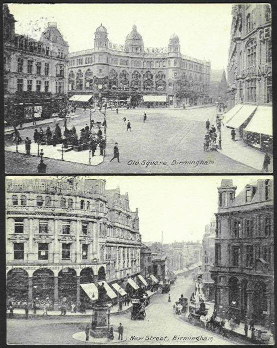 GB  - Birmingham   : 2 Cartes Ayant  Voyagé - 1908 - Birmingham
