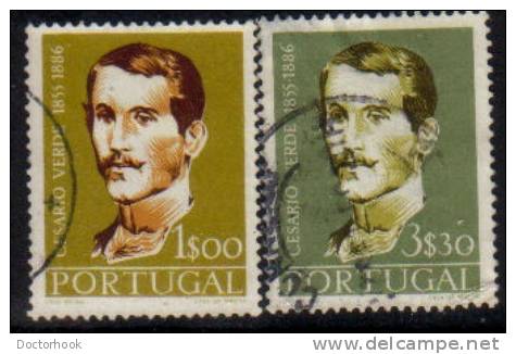 PORTUGAL   Scott #  828-9  F-VF USED - Usati