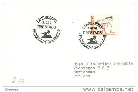 SWEDEN 1970 EUROPALIA POSTMARK - Lettres & Documents