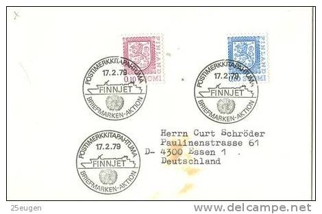 FINLAND 1979 EUROPALIA POSTMARK - Cartas & Documentos