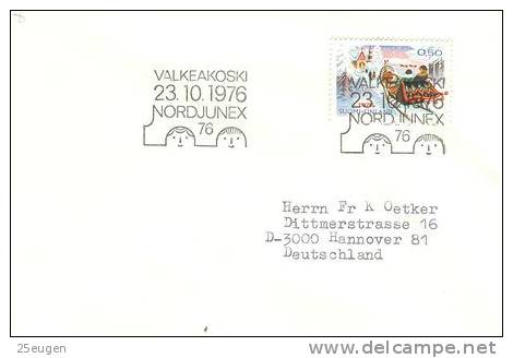 FINLAND 1976 EUROPALIA POSTMARK - Lettres & Documents