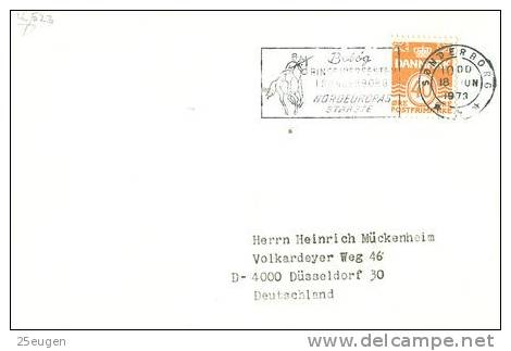 DENMARK 1973 EUROPALIA  POSTMARK - Brieven En Documenten