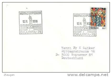 NORWAY 1976 EUROPALIA  POSTMARK - Brieven En Documenten