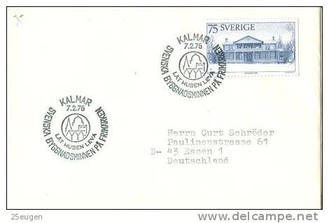 SWEDEN 1976 EUROPALIA  POSTMARK - Storia Postale