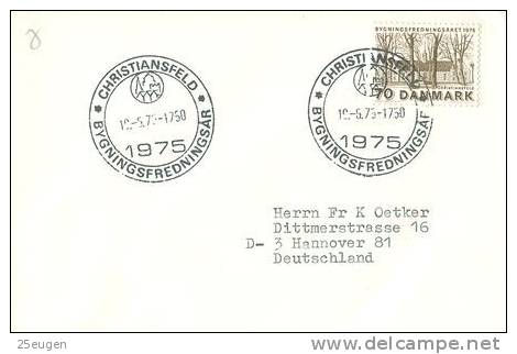 DENMARK 1975 EUROPALIA  POSTMARK - Storia Postale