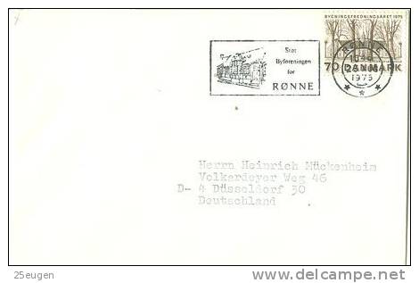 DENMARK 1975 EUROPALIA  POSTMARK - Brieven En Documenten