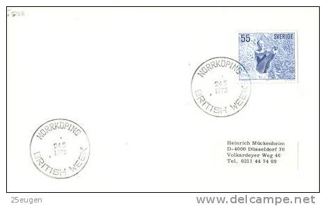 SWEDEN 1973 EUROPALIA  POSTMARK - Covers & Documents