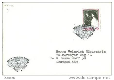 NORWAY 1973 EUROPALIA  POSTMARK - Briefe U. Dokumente