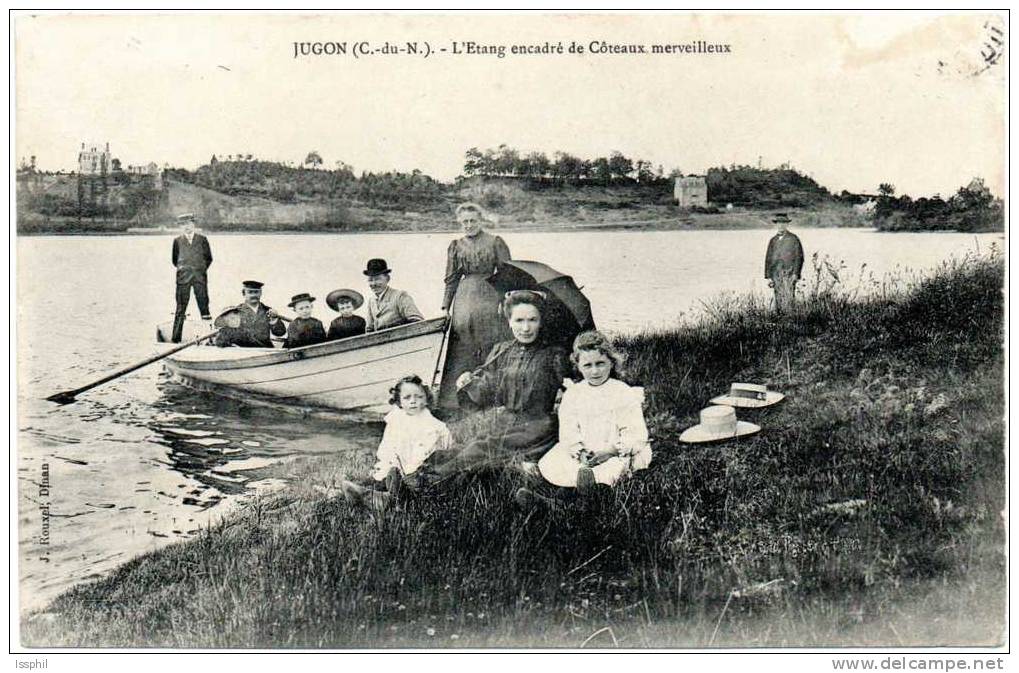 Jugon (C.-du-N.) L'étang Encadré De Coteaux Merveilleux - Jugon-les-Lacs