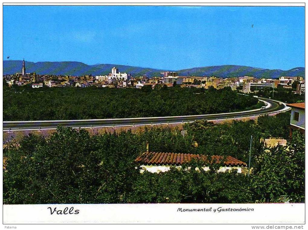 3753  Postal, Valls , Tarragona,  1974, - Cartas & Documentos