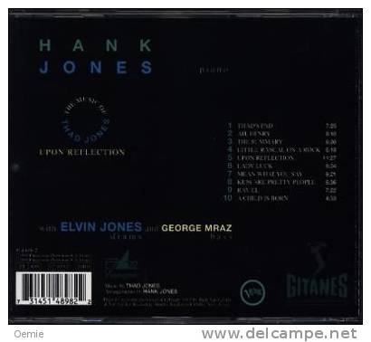 HANK  JONES  °°°°°°   CD    GITANE JAZZ PRODUCTION - Jazz