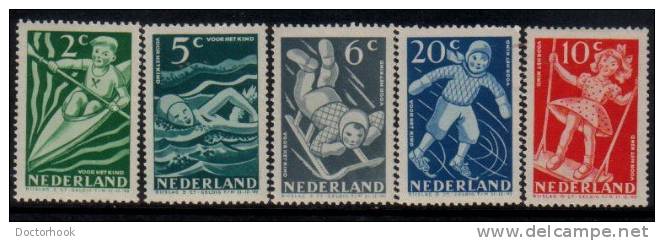 NETHERLANDS   Scott #  B 189-93**  VF MINT NH - Unused Stamps