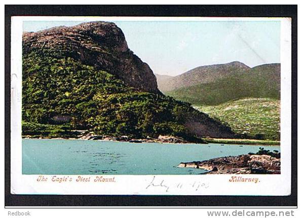 1903 Postcard The Eagle's Nest Mount - Killarney County Kerry Ireland Eire To Wales Good Postmark - Ref 446 - Kerry
