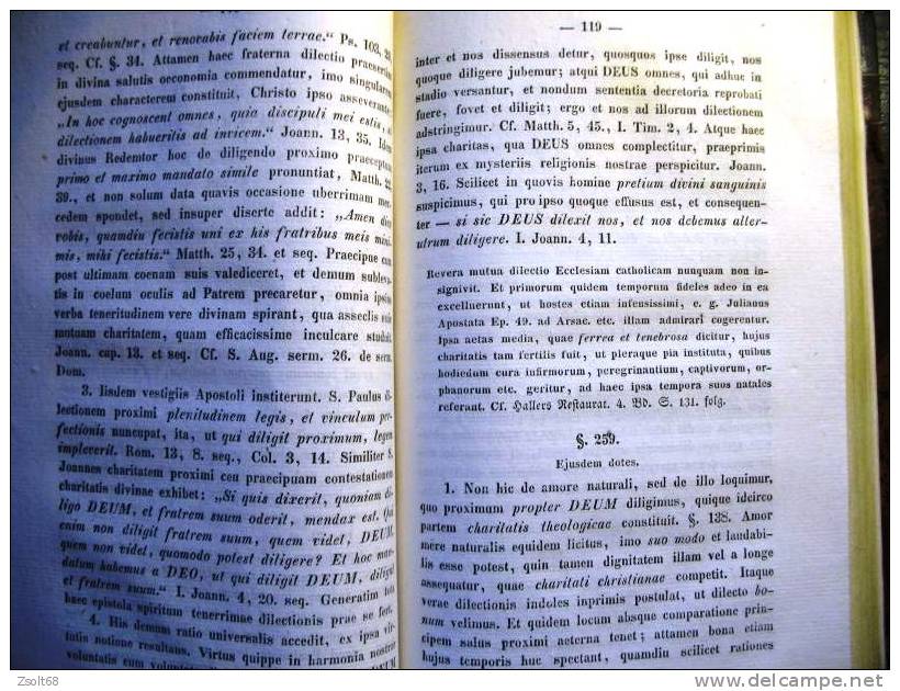 J. STAPF:  THEOLOGIAE MORALIS  Tomus II.  ( latin language )  1832.