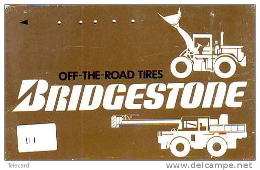 BRIDGESTONE Sur Telecarte (111) Off-the -road Tires - Publicidad