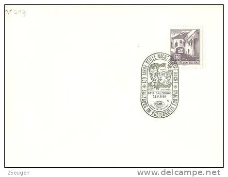 AUSTRIA  1968  EUROPALIA   POSTMARK - Brieven En Documenten