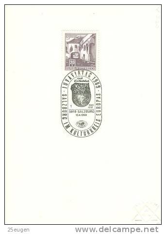 AUSTRIA  1968  EUROPALIA   POSTMARK - Lettres & Documents